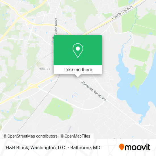 H&R Block map