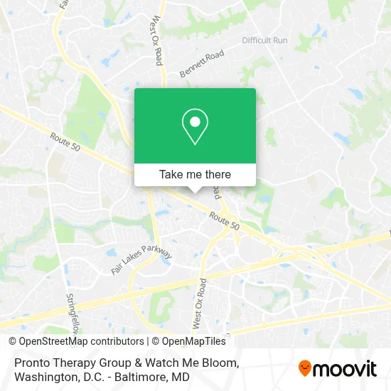 Pronto Therapy Group & Watch Me Bloom map