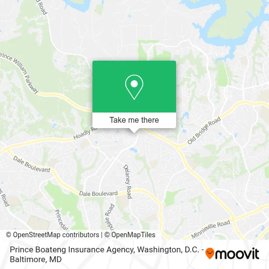 Prince Boateng Insurance Agency map