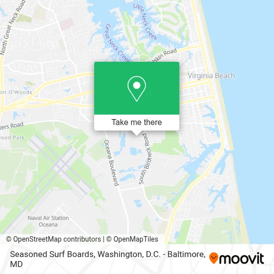 Seasoned Surf Boards map