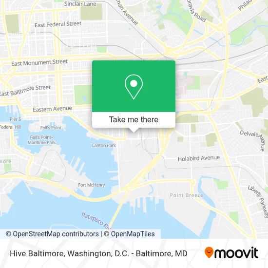 Hive Baltimore map