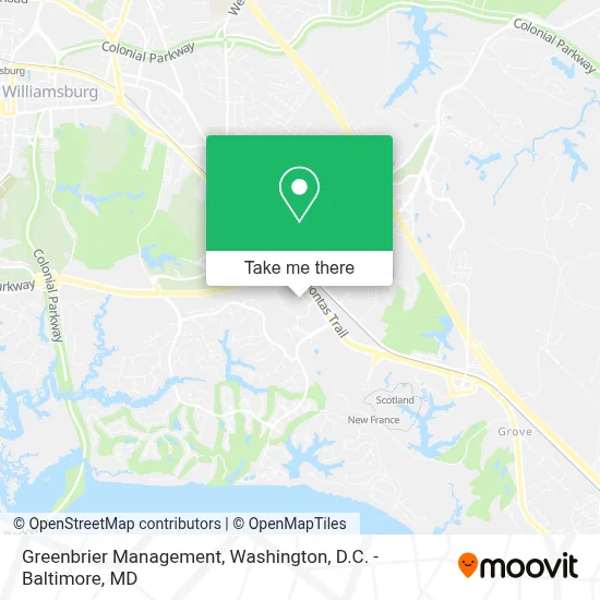 Greenbrier Management map