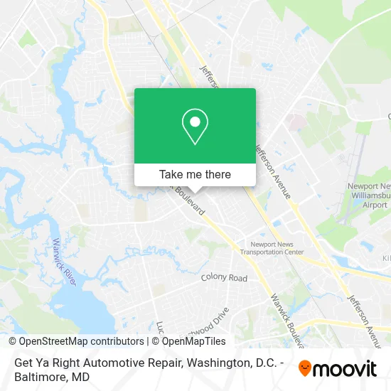 Get Ya Right Automotive Repair map