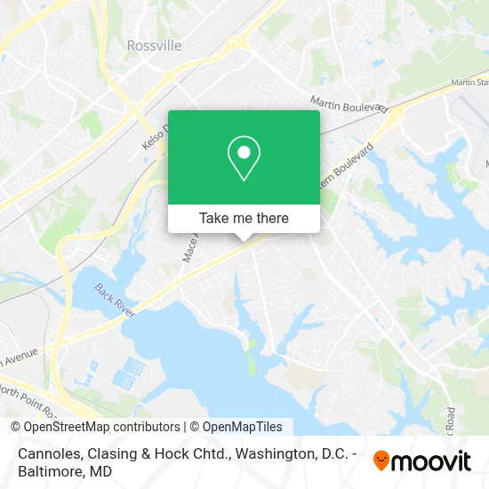 Cannoles, Clasing & Hock Chtd. map