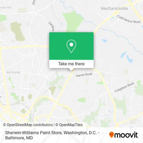 Sherwin-Williams Paint Store map