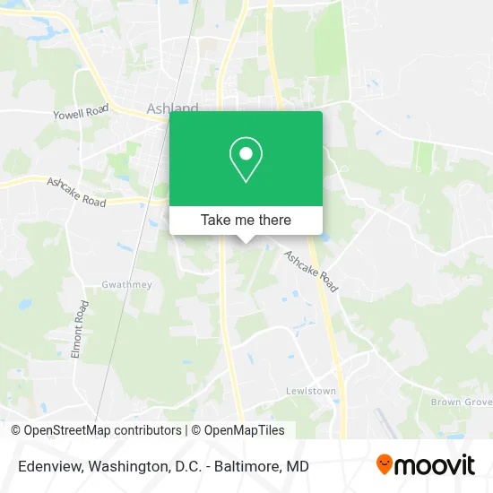 Edenview map