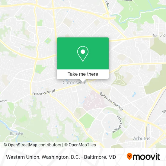 Western Union map