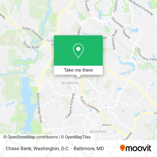 Chase Bank map