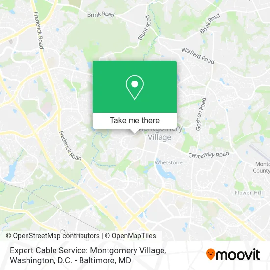 Expert Cable Service: Montgomery Village map