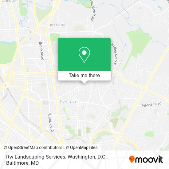 Rw Landscaping Services map
