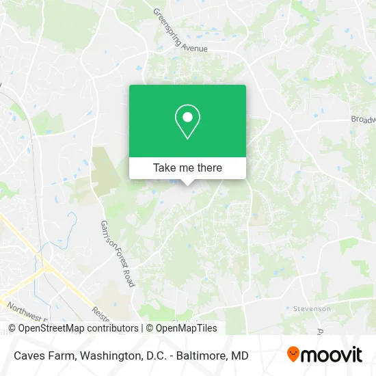 Caves Farm map