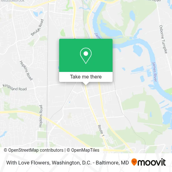 With Love Flowers map