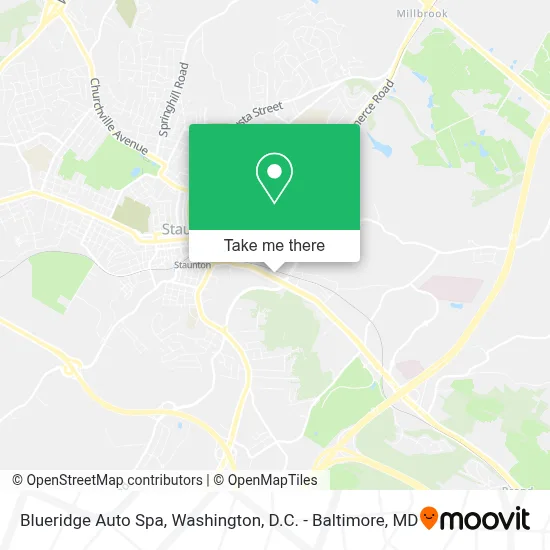 Blueridge Auto Spa map