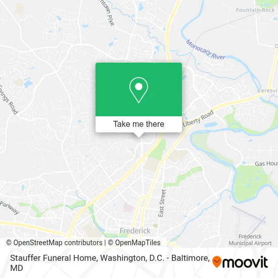 Stauffer Funeral Home map