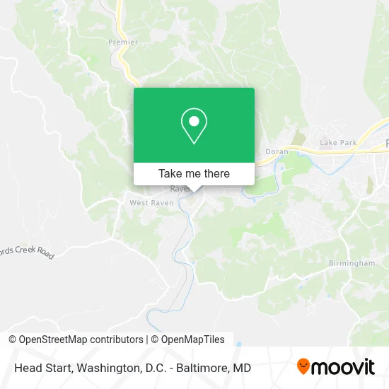 Head Start map