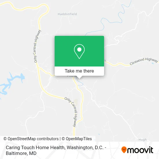Caring Touch Home Health map