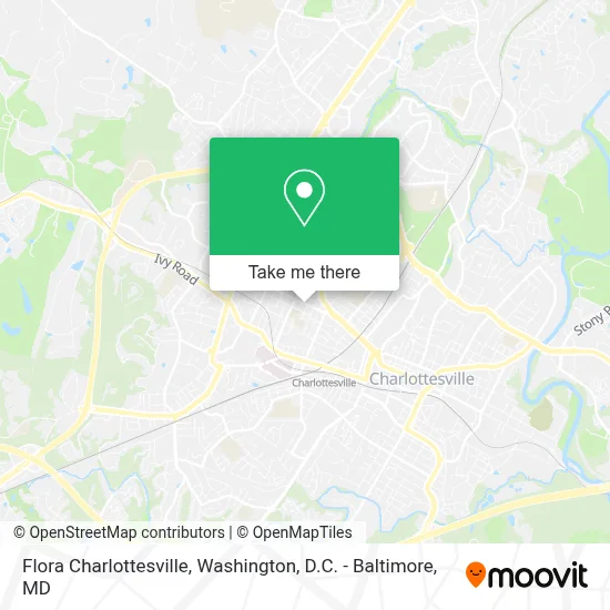 Flora Charlottesville map