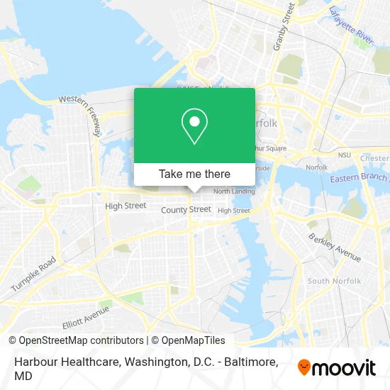 Harbour Healthcare map