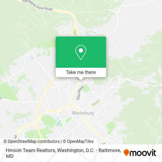 Hinson Team Realtors map