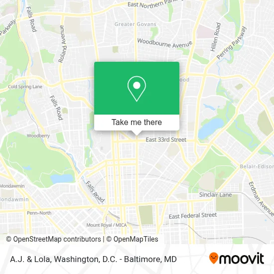 A.J. & Lola map