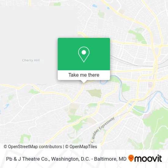 Pb & J Theatre Co. map