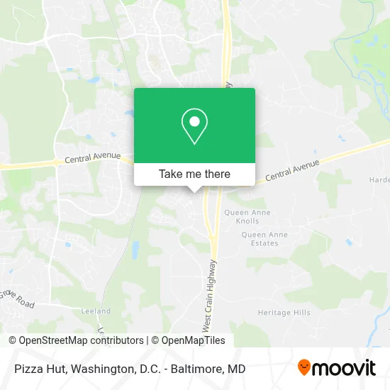 Pizza Hut map