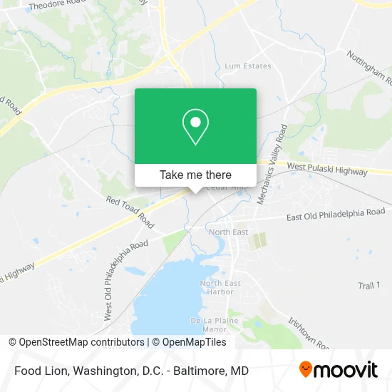 Food Lion map