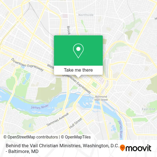 Behind the Vail Christian Ministries map