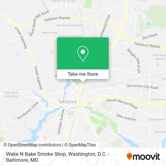 Wake N Bake Smoke Shop map