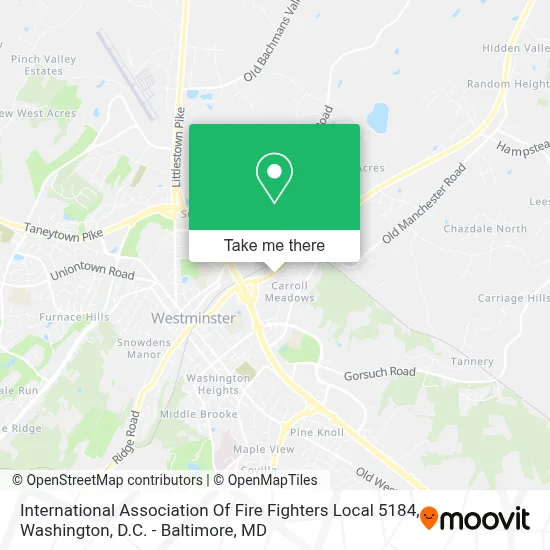 International Association Of Fire Fighters Local 5184 map