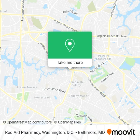Red Aid Pharmacy map