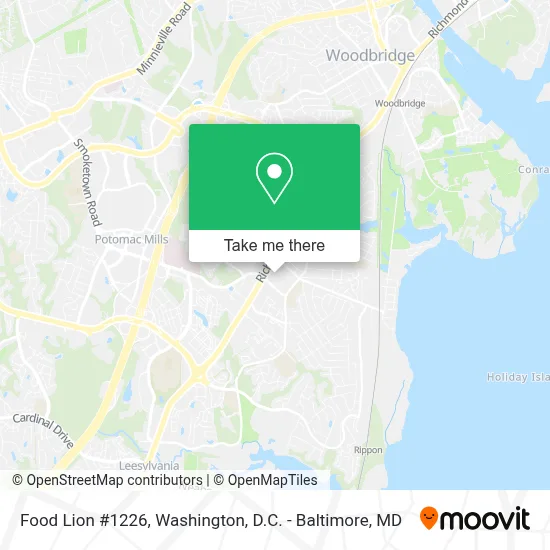 Food Lion #1226 map