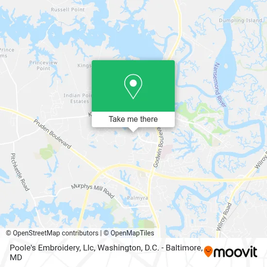 Poole's Embroidery, Llc map
