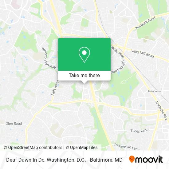 Deaf Dawn In Dc map