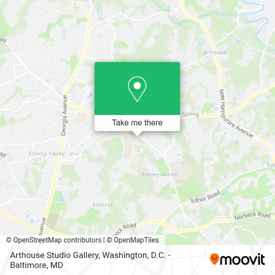 Arthouse Studio Gallery map