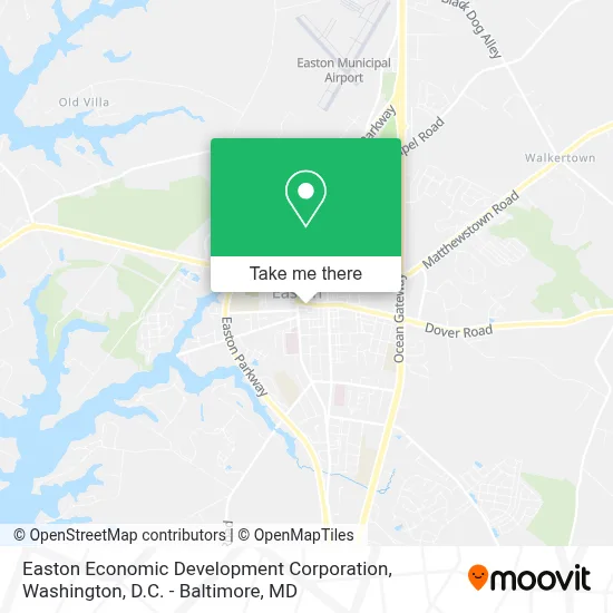 Easton Economic Development Corporation map