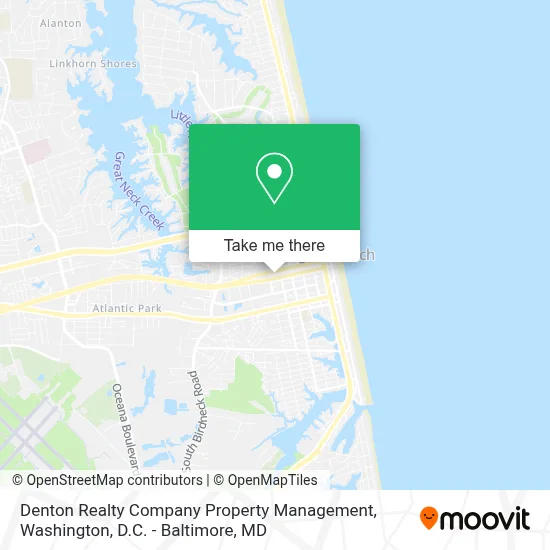 Denton Realty Company Property Management map