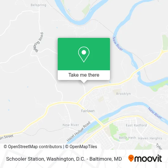 Schooler Station map