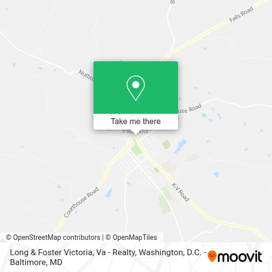 Long & Foster Victoria, Va - Realty map