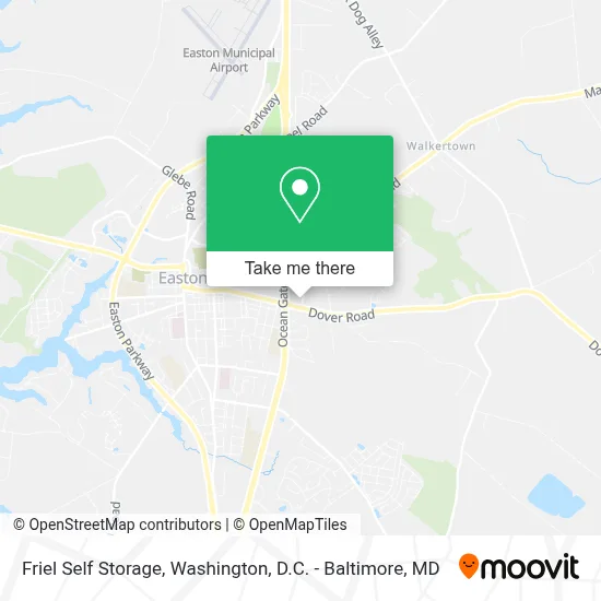 Friel Self Storage map