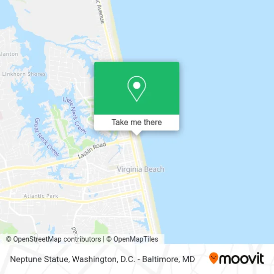 Neptune Statue map