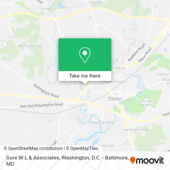 Gore W L & Associates map