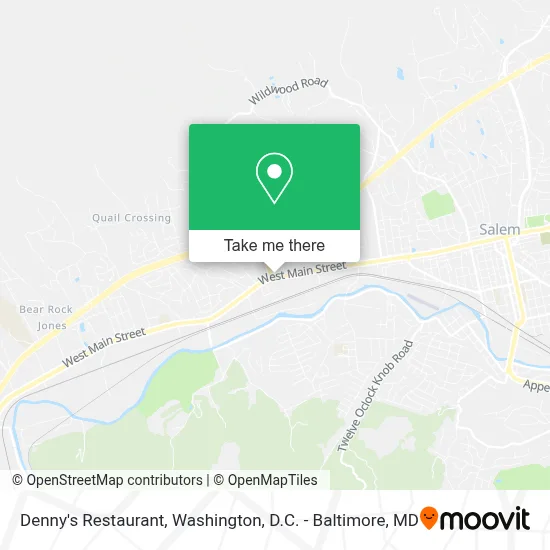 Denny's Restaurant map
