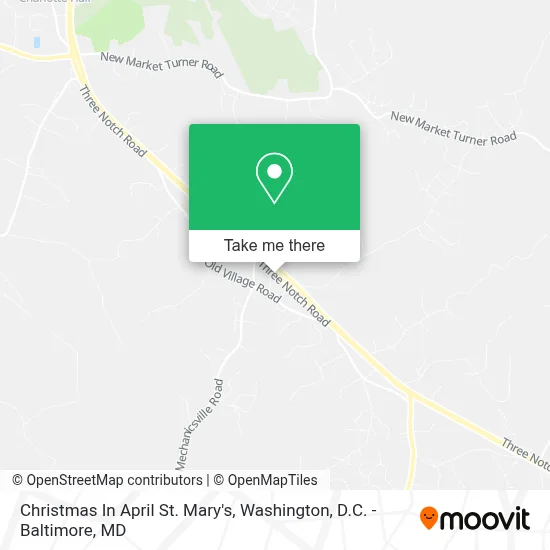 Christmas In April St. Mary's map