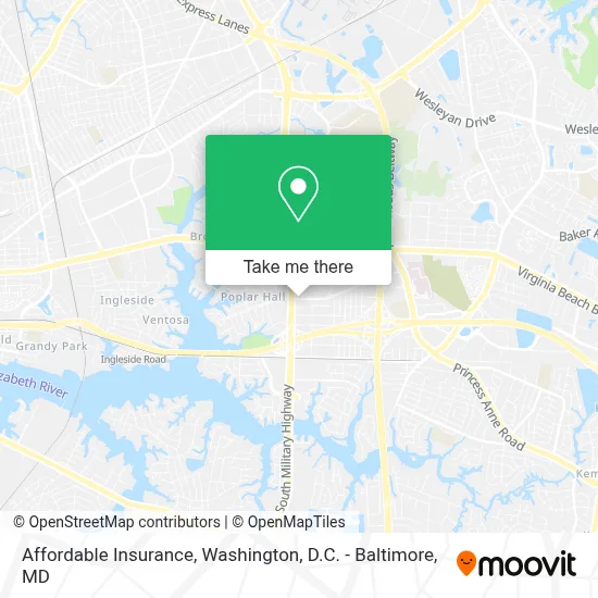 Affordable Insurance map
