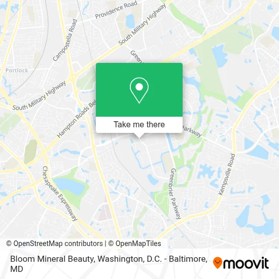 Bloom Mineral Beauty map