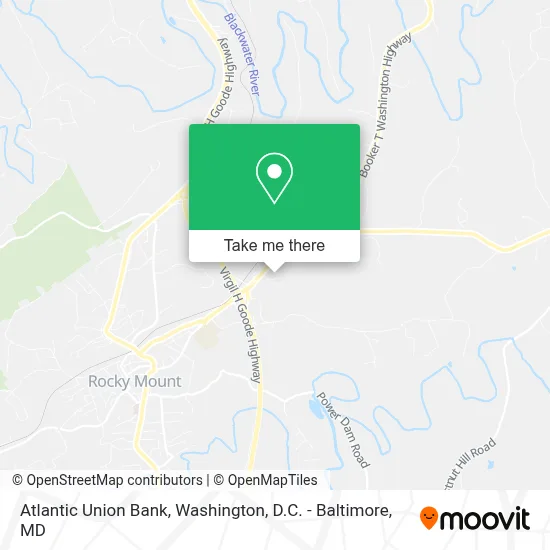 Atlantic Union Bank map