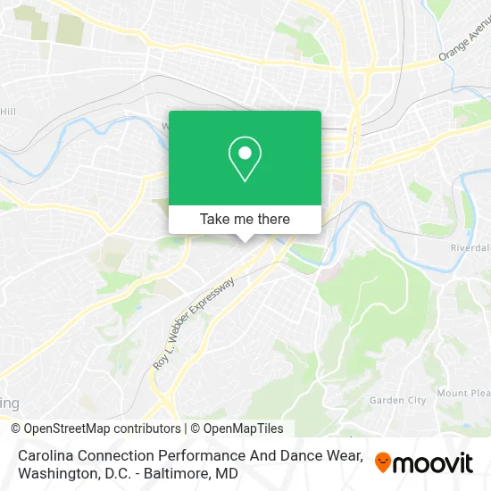 Carolina Connection Performance And Dance Wear map