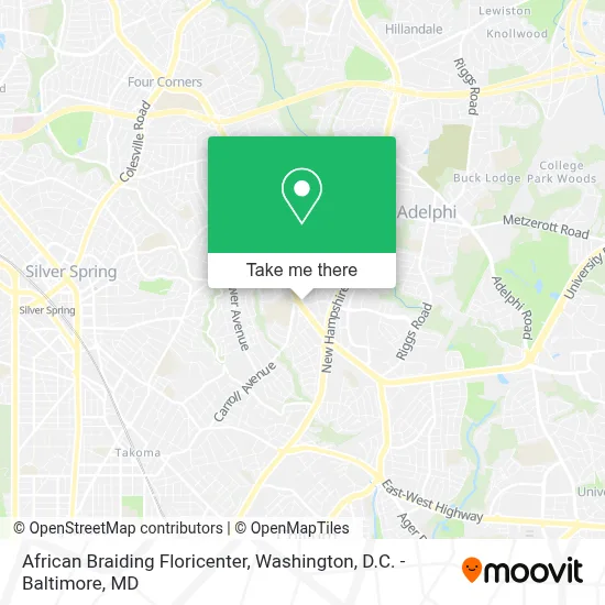 African Braiding Floricenter map