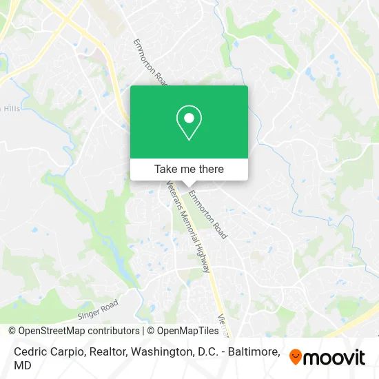 Cedric Carpio, Realtor map